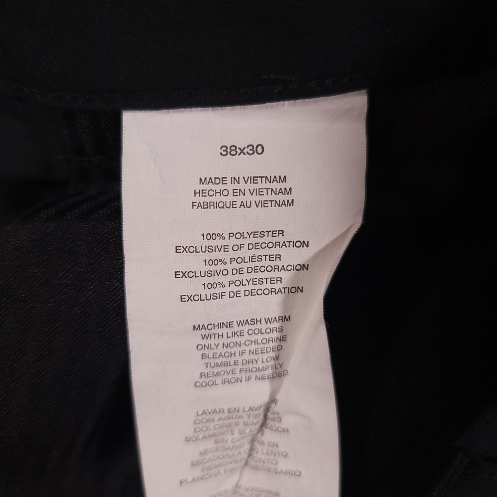 PGA Tour Pro Series Golf Pants Mens 38x30 Black Stretch Performance - Picture 9 of 11
